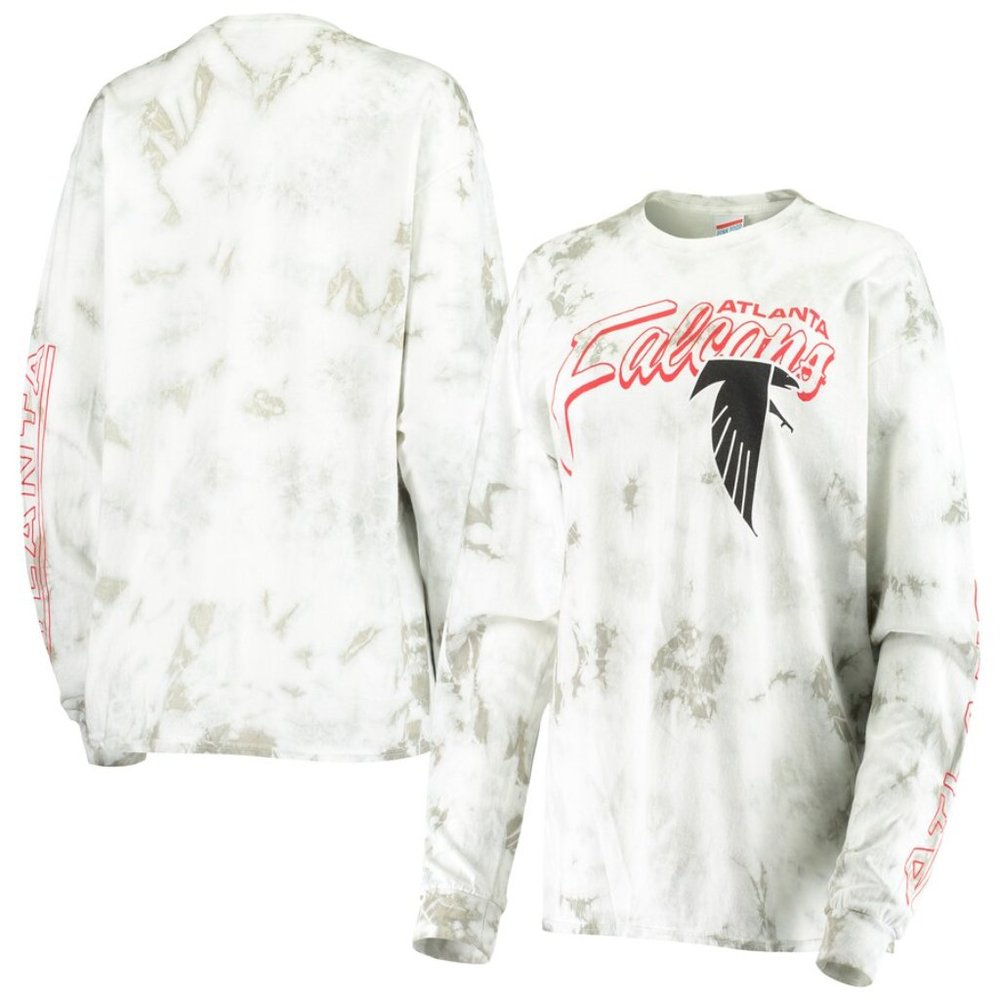 Atlanta Falcons Tie Dye Long Sleeve Shirt, Large